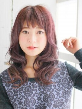 ナル 白山神社参道通り店(nalu) ゆるカールの内巻きパーマスタイル