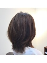 トゥルバグース(Ter Bagus)&nbsp;外ハネボブチェリーブラウンミディアムローレイヤー