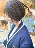 小顔切りっぱなしボブまるみくびれショート横浜6