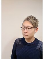 ヘアーラヴワン 足利(hair love One)&nbsp;メンズ七三刈り上げアシメ×ハイトーン