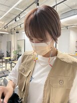 ピボット 北千住(PIVOT)&nbsp;大人可愛い20代30代40代黒髪前下がりショートボブ丸みショート