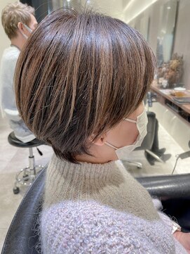 シェル 国分寺(shell) ショート/くびれショート/コントラストハイライト