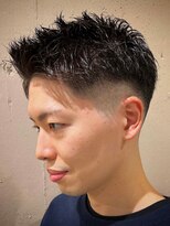 ビンゴ(BINGO)&nbsp;ba354ダークグレージュ束感バーバースタイルモテ髪2wayバング