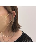 リトン(reton)&nbsp;イヤリングカラー/ツートーンカラー/ミルクチョコレート