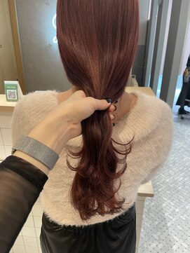 ジーナ 天神(Zina) red brown