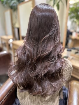 ローネス ギンザ(LONESS ginza) ロングレイヤー 小顔カット 2wayバング 韓国へア 髪質改善