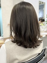 オウル(Owll) *セミディふんわりレイヤーくすみベージュ*