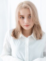 ドクターズ サロン ラブ(Dr's Salon LAB)&nbsp;垢抜けハイトーンカラーかき上げリラクシーヘアa古河10代20代