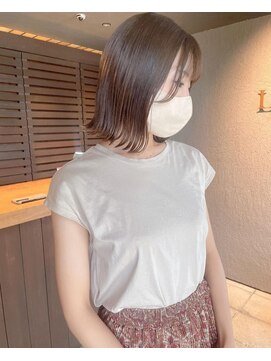 プアメリア 名古屋(Puamelia) レイヤーケアブリーチダブルカラーボブ_4403