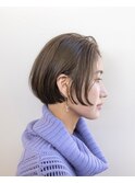 ショートボブ#ブリーチなし#ショートカット#ダメージレスカラー