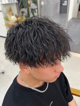 ベルクロー バイ アリープ(Bel.crow by ALEAP) ツイストスパイラルパーマ/ツーブロック/ニュアンスデザイン