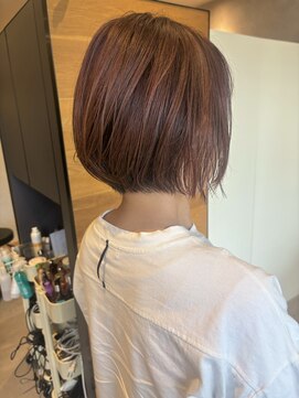 スーリール 伊都店(Sourire) ボブ/ピンク/ハイライト/バイオレット