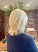 【りん指名】抜きっぱなしブリーチ,抜きっぱなしブロンド,ボブ