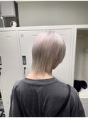 ムラシャンで作るホワイトカラー/ウルフ/中性/マッシュ