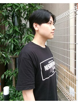 ヒントステーション フォーメンズ(HINTSTATION for Men's) 〈浅草 半個室〉 センターパート/ナチュラル