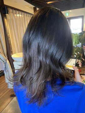 アンツ サザンリゾート 茅ヶ崎店(ANT'S Southern Resort) くびれヘア/アプリコットオレンジ/夏のヘアアレンジ/レイヤー