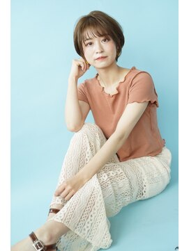 ルフュージュ バイ プロデュース 相模大野店(Refuge by Produce) くびれショート/マロンベージュ