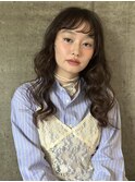 ロングウェーブ×艶髪ヘッドスパ