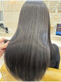 縮毛矯正と透明感カラー♪