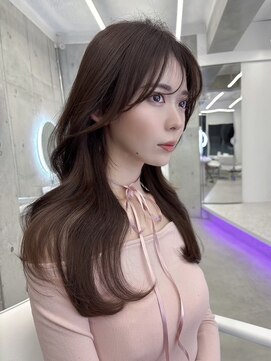 フォンズ(FONS) 透明感ショコラカラー/韓国ヘア/顔周りカット/シースルー/表参道