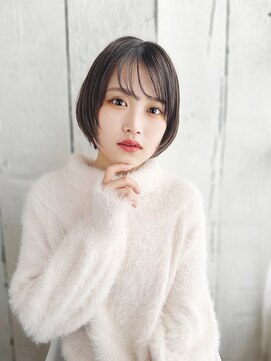 《30代～大人透明感》白髪ぼかしハイライト＋艶カラー