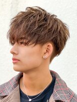 エルマーク 梅田(L-MARK)&nbsp;マッシュ/スパイラル/パーマ/メンズ/ツイスパ/波巻きパーマ