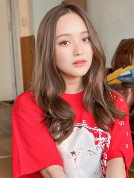 Agu hair apre 宮崎若草通り店【アグ ヘアー アプレ】【2月1日オープン(予定)】 《Agu hair》ヘーゼルカラーゆる巻×numberA.ケアオイルスリーク