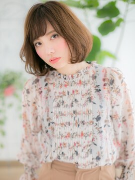 プリモア サロン ハナレ 綾瀬(primoA salon HANARE) 綾瀬/髪質改善/ウォームブラウン☆ふんわりボブパーマm