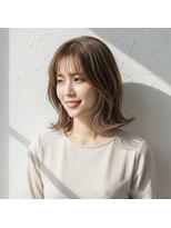 トラム(TRAM)&nbsp;ラフウェーブオシャレミディ♪