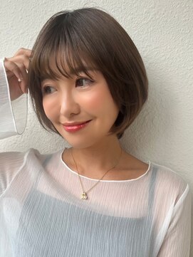 カバーヘア ブリス 大宮西口(COVER HAIR bliss) ひし形ショートボブ/似合わせカット/艶カラー30代40代◎p大宮