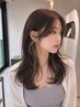 【デザイン】韓国風レイヤーカット+イヤリングカラー