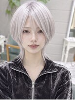 デイズ(days)&nbsp;ホワイトグレージュカラー/メンズライクロングウルフカット