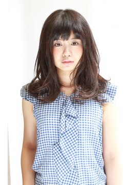 アールヘア ナチュラルアンドオーガニックサロン カジュアルガーリースタイル【マットアッシュカラー】