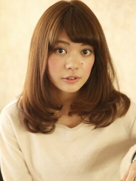 美容室チック 大島店(chic) 優しい雰囲気の簡単スタイリング!愛されセミディ！【大島】