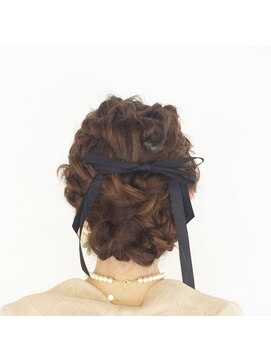 ヘアーサロン クスキ(hair salon KUSUKI) リボン編み込み