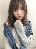 ルノン(LUNON) 【 LUNON 】抜け感×縦ウェーブMIDI