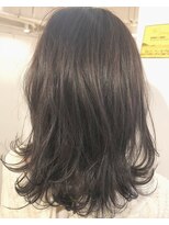 アトリエ シュシュ(atelier chou chou)&nbsp;パーマ風ロブ  ×  ラベンダーグレージュ【N.カラー】