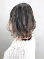 アルバム 銀座(ALBUM GINZA)&nbsp;ハイグラミディアム_外ハネボブアッシュブラウン_ba279931