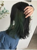 インナーカラー☆グリーン☆