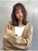 Lien☆大人かわいいココアブラウン×前髪シースルー　立川