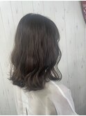 【AMI】 アースカラーのミントグレージュカラー
