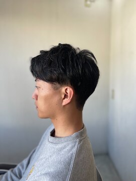 ソイクフ 高田馬場店(SOY-KUFU) MEN’S HAIR カルマパーマアッシュブラックウルフパーマ