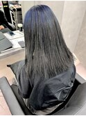 ルーツカラー　ネイビーブルー×ブラック