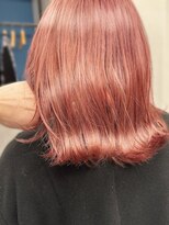 アース 錦糸町店(HAIR&MAKE EARTH)&nbsp;20代30代40代大人可愛いシアーピンク透明感肩ライン外ハネ