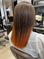 ザッツ 平井店(ZA'S) グラデーションカラー アプリコットオレンジ