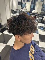 オーシャントーキョー(OCEAN TOKYO)&nbsp;メンズパーマツイスパ波巻きスパイラルマッシュセンターパート