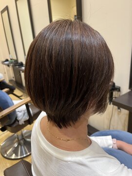 ヘアサロン トラヴィス(hair salon Travis) ショートカット/襟足カバー/白髪ぼかし
