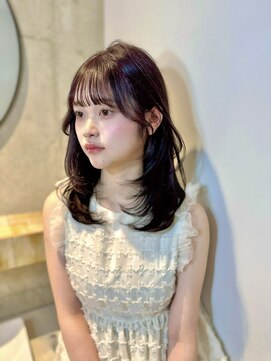 ピア(Pia) ブリーチなしラベンダー×ふわふわlayer