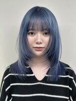 ソル ジングウマエ(SOL JINGUMAE)&nbsp;ミルクティーベージュローライトインナーカラーハイライト