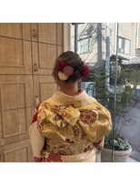 ヘアーアンドメイク エクリ 不動前店(Hair&Make equri) (目黒不動前美容室】成人式ヘアセット 成人式髪型